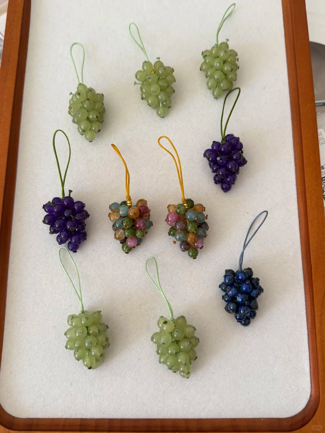 Bunch of Grapes Beaded Pendant With Phone Case | iPhone Case | Three Fleas