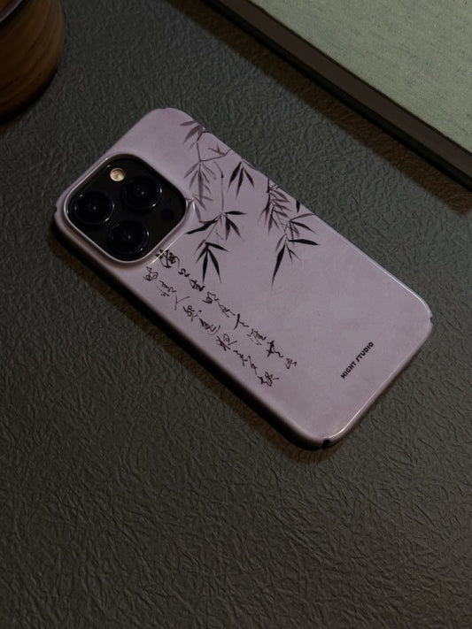 「Chinoiserie」Purple Bamboo Phone Case