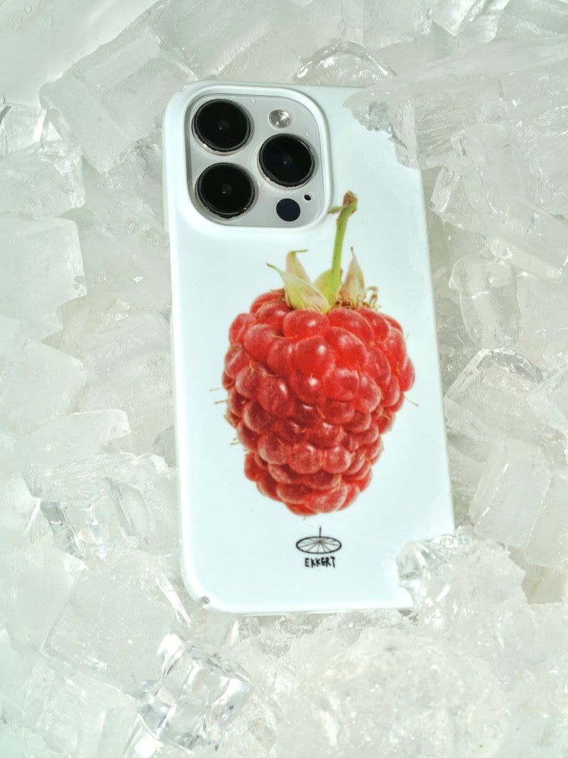 Raspberry Iphone Picture 🍽️ A Raspberry | iPhone Case | Three Fleas Exclusive