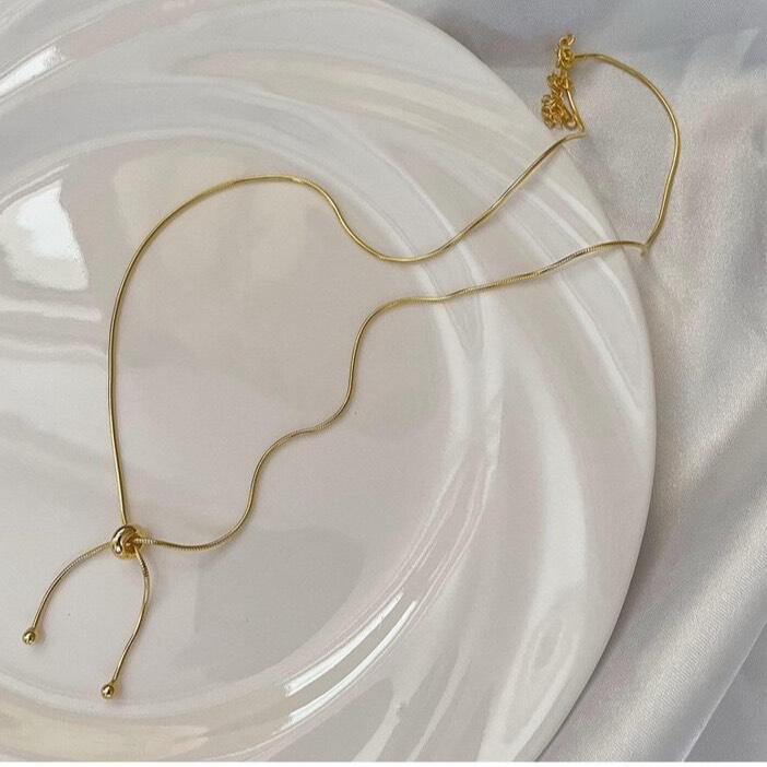 925 Sterling Silver Adjustable Chain Necklace