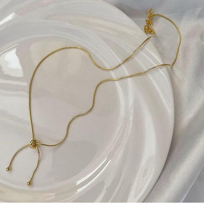 925 Sterling Silver Adjustable Chain Necklace