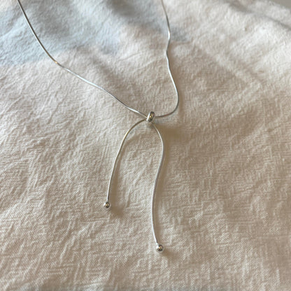 925 Sterling Silver Adjustable Chain Necklace