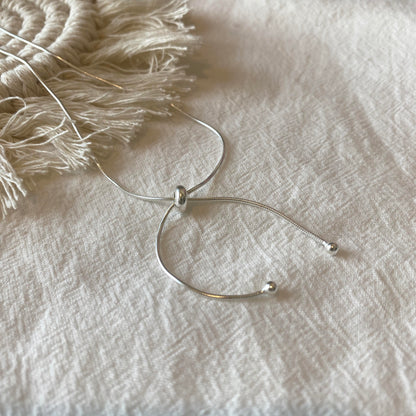 925 Sterling Silver Adjustable Chain Necklace