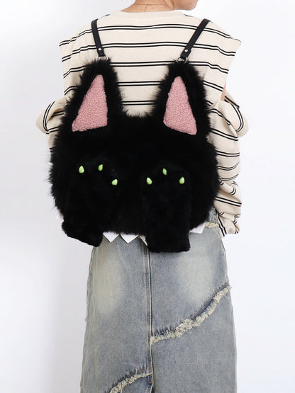 Cute Hidden Face Kitten Backpack | bag | Three Fleas
