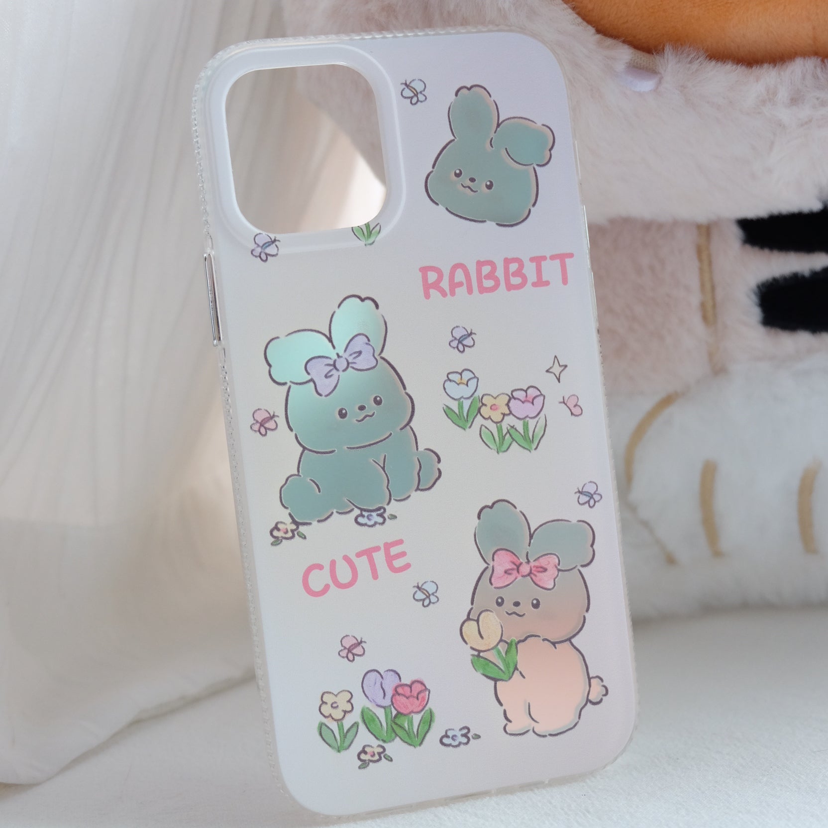 Cute animals laser phone case | phone accessories | Three Fleas