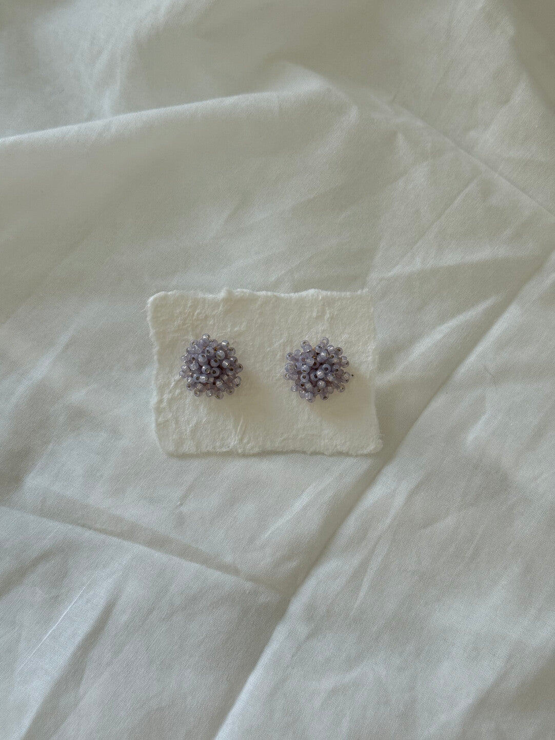 Colorful Flower Beaded Earrings | Earring | Three Fleas