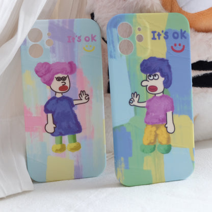 Unique couple phone case