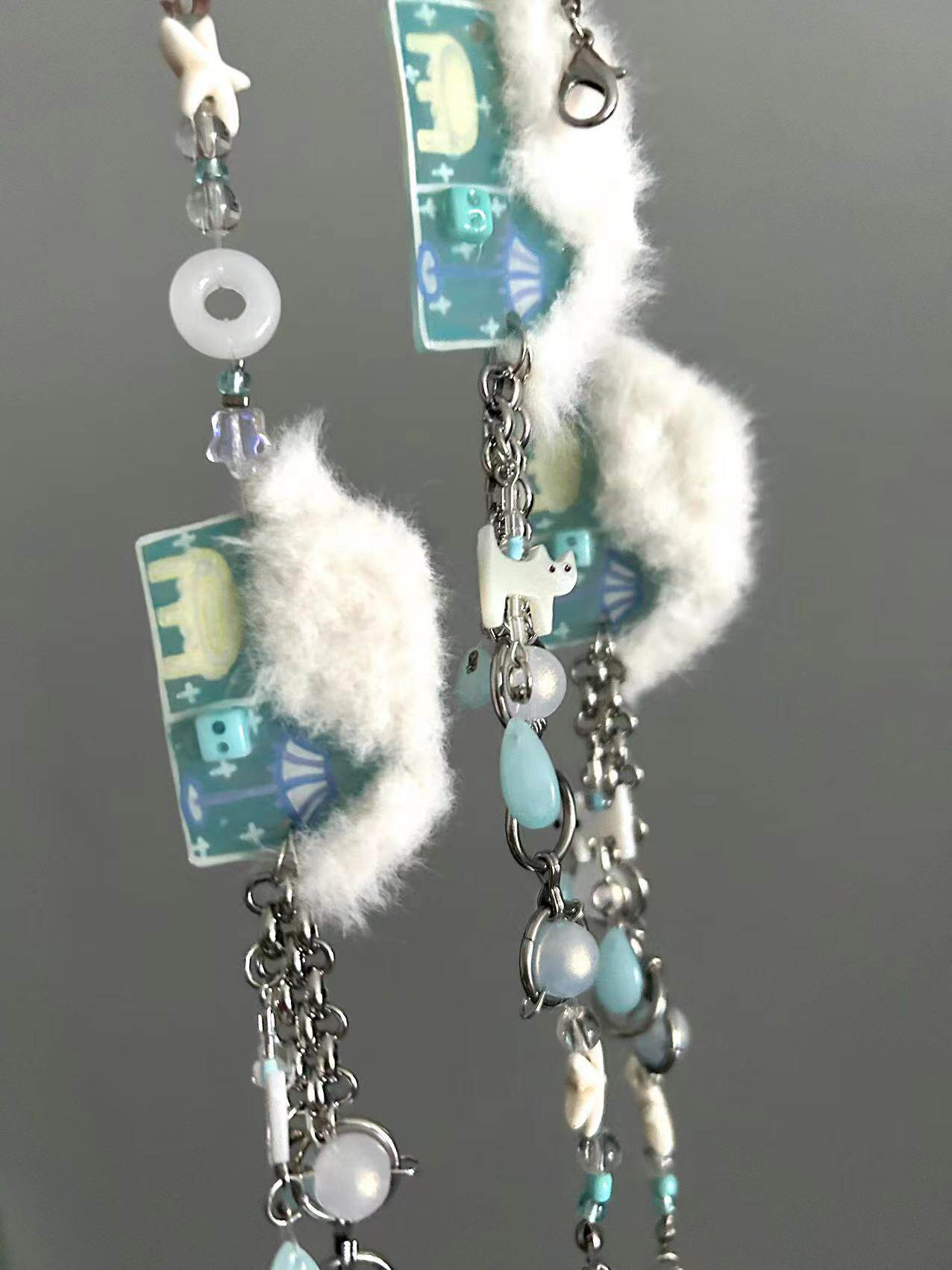 A Glass House in Snow Necklace | Necklace | Three Fleas
