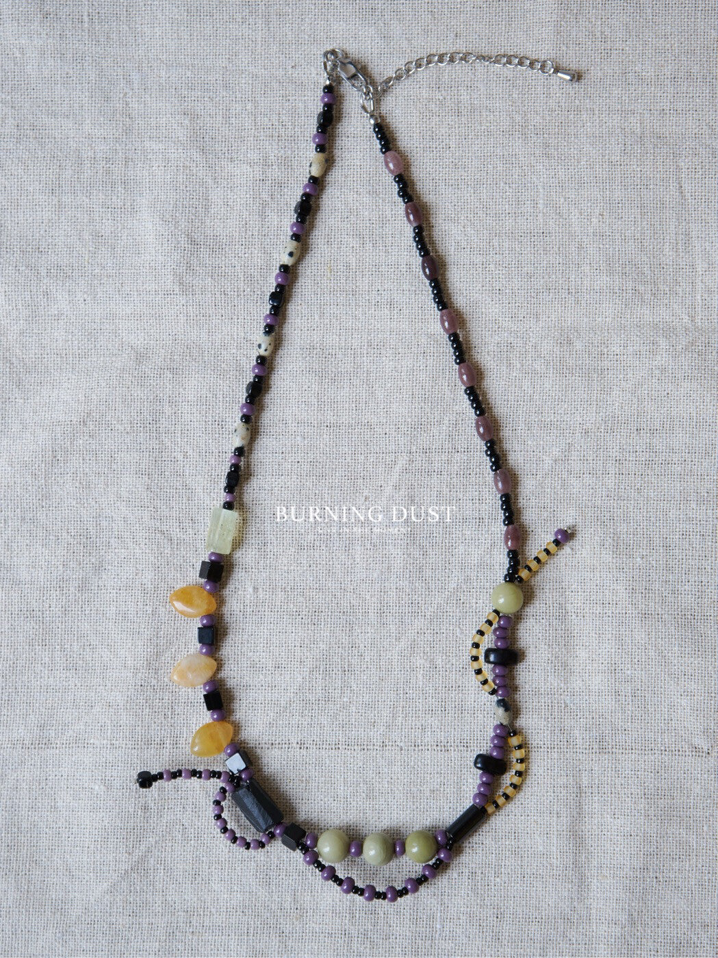 Aconitum Episcopale Beaded Necklace