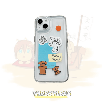 Adorable animals clear phone case