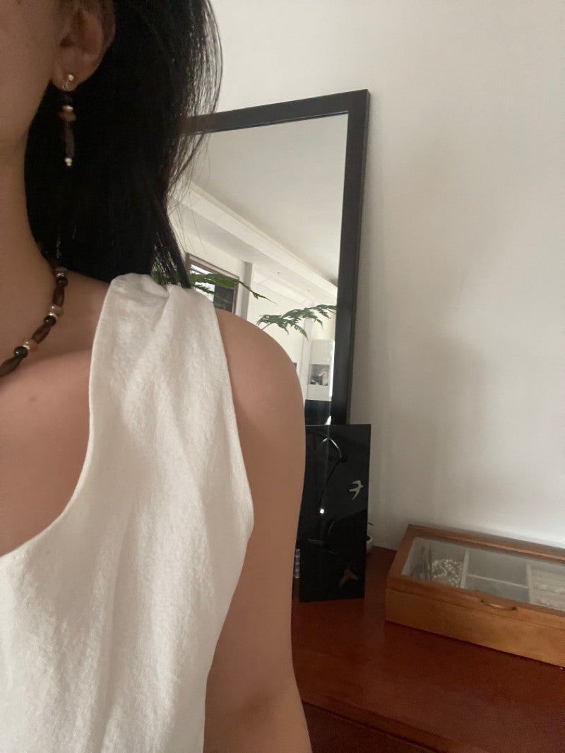 Agate Beaded Necklace