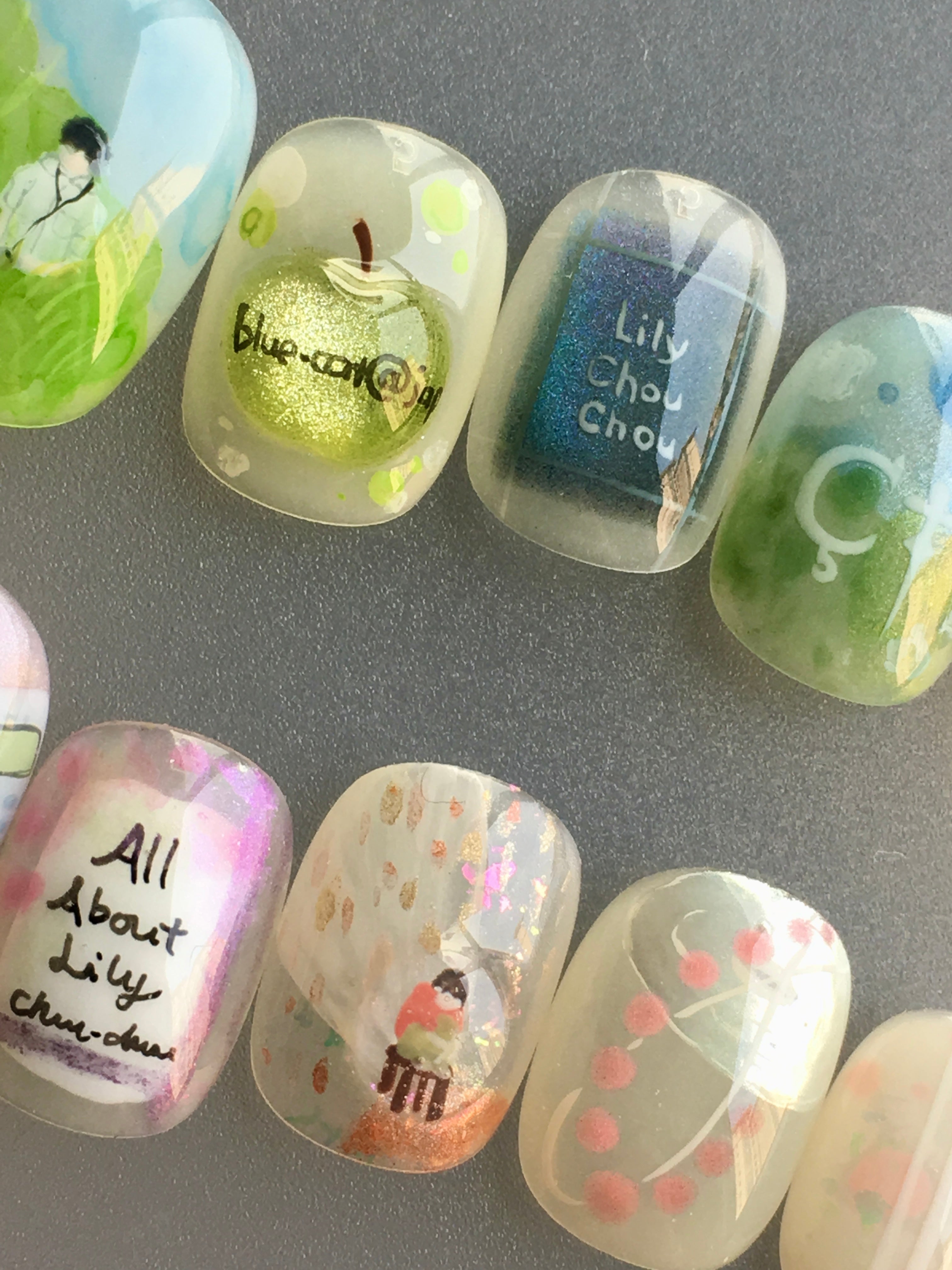 All About Lily Chou-Chou Press On Nails Set | Indie Nails Design