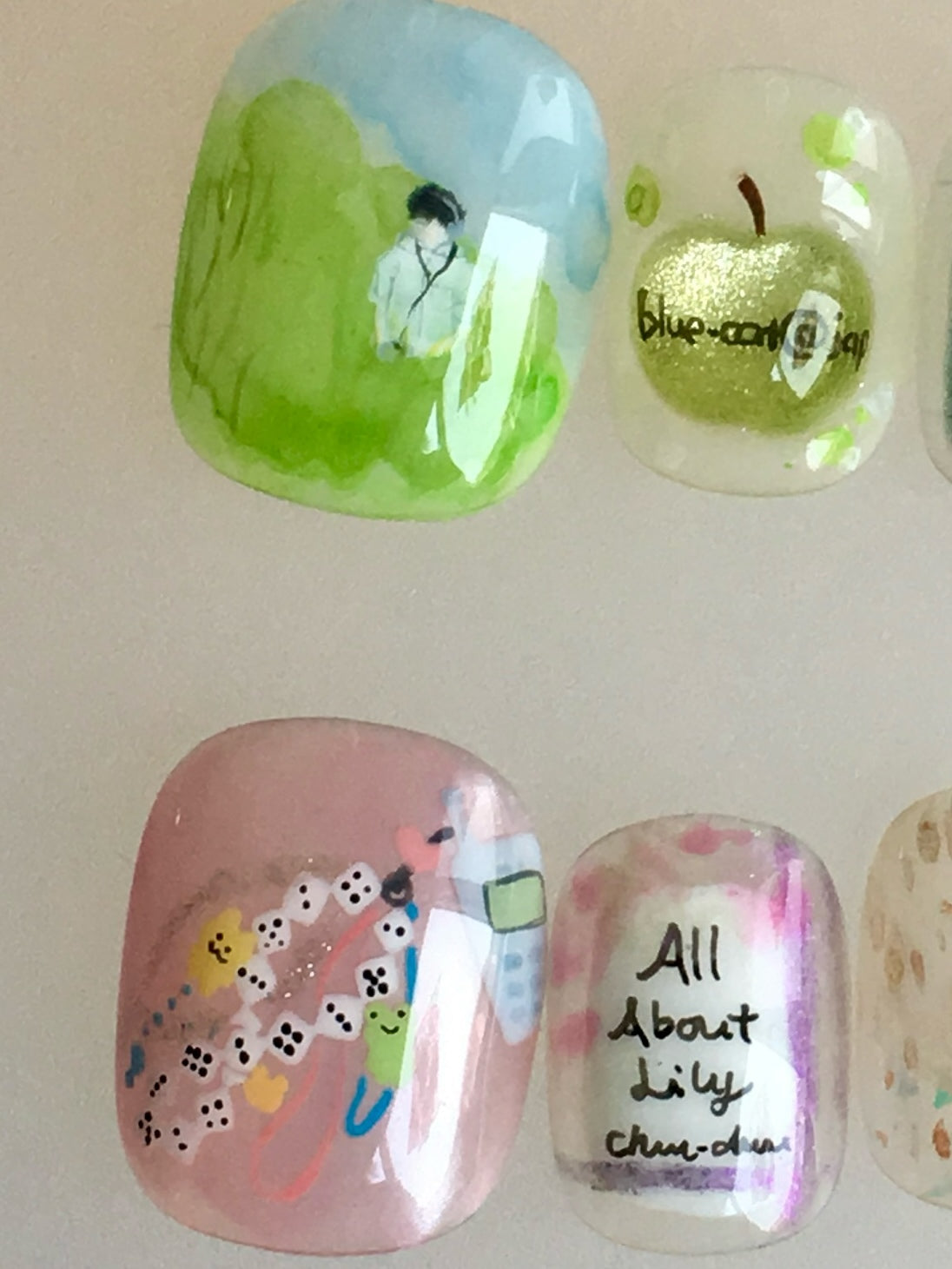 All About Lily Chou-Chou Press On Nails Set | Indie Nails Design