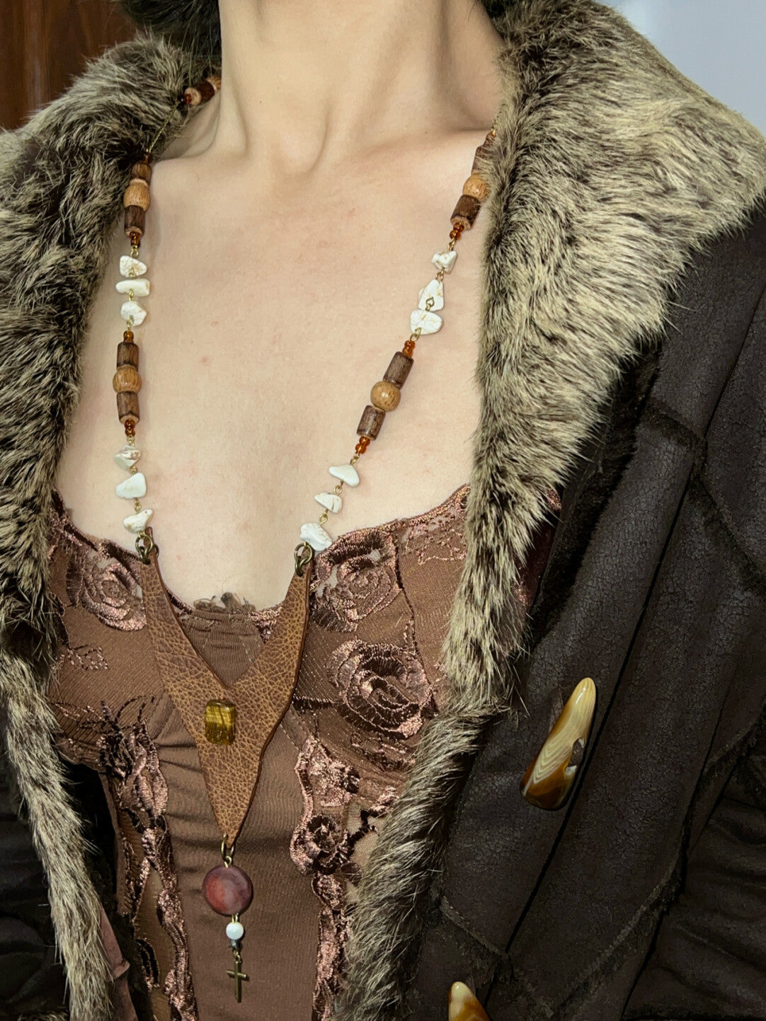 Ancient Relic Boho Layered Necklace