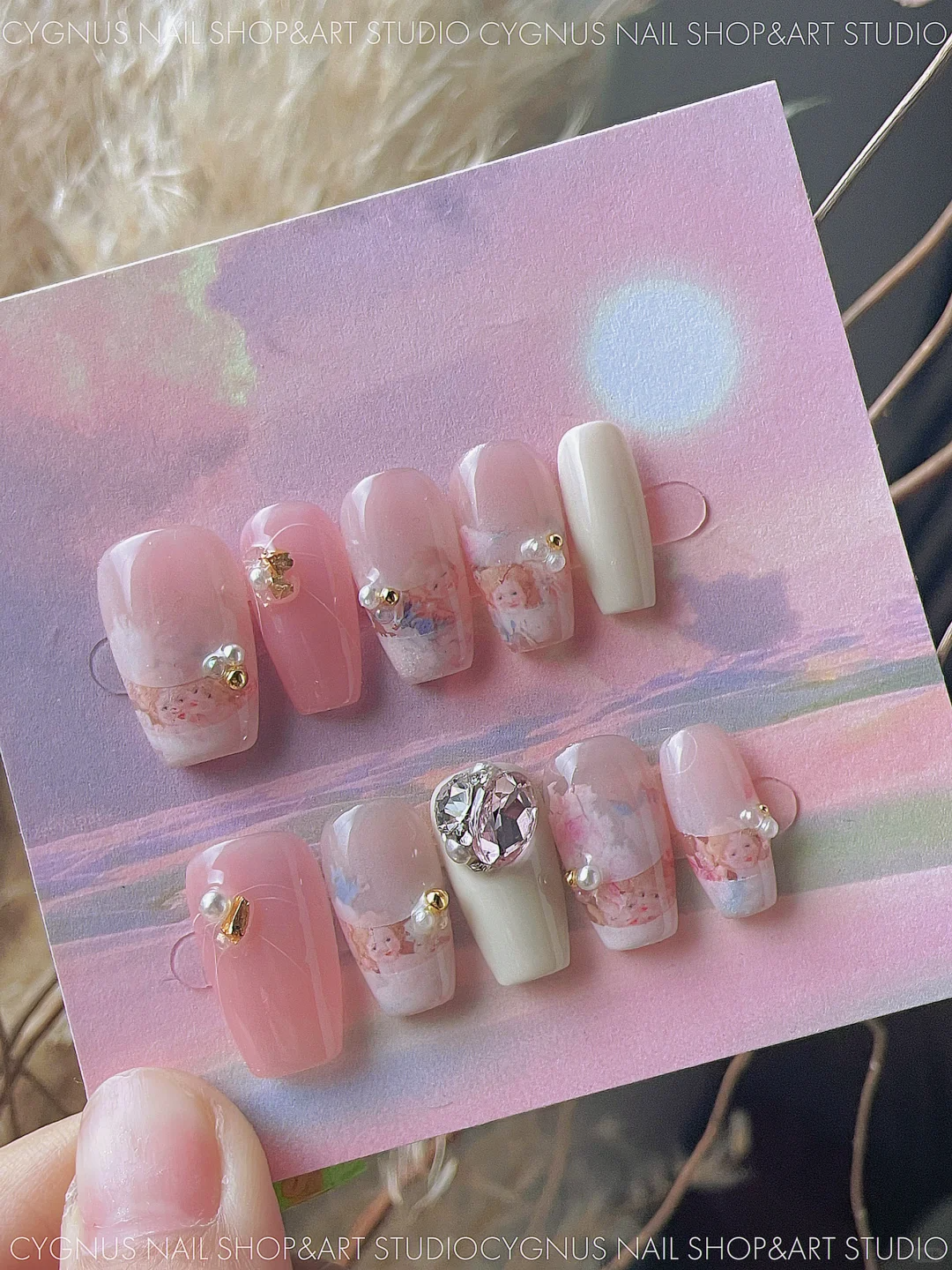 Angel Luxury Press On Nails Set