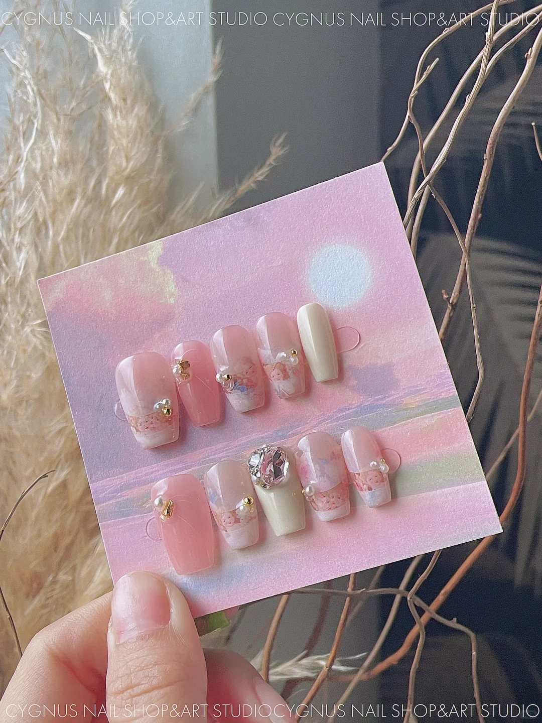 Angel Luxury Press On Nails Set