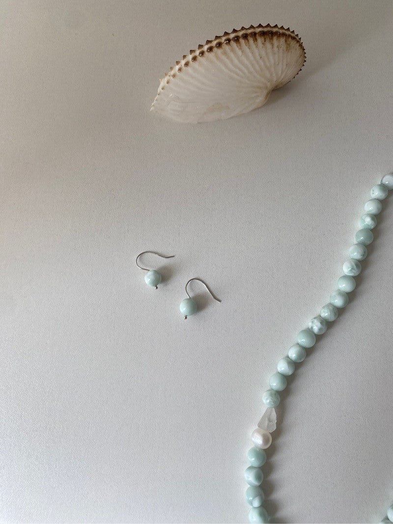 Angelite Beaded Necklace