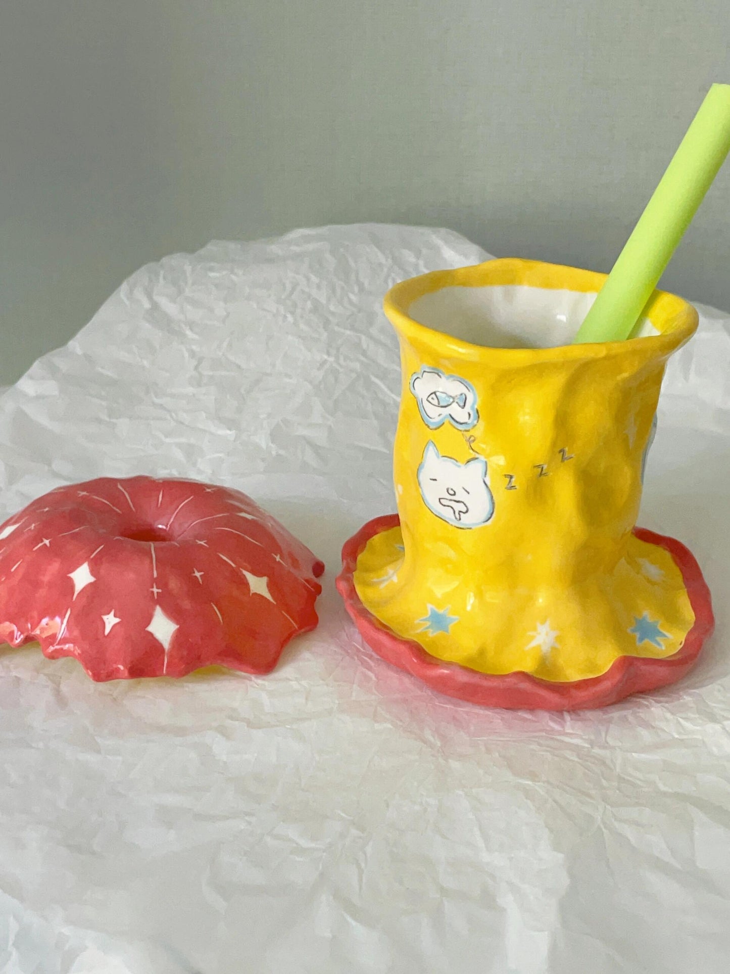 Apple Core Ceramic Cup