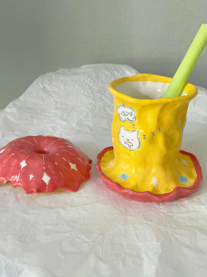Apple Core Ceramic Cup