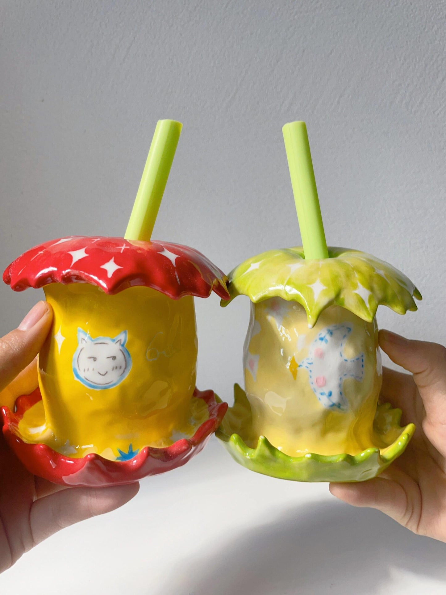 Apple Core Ceramic Cup