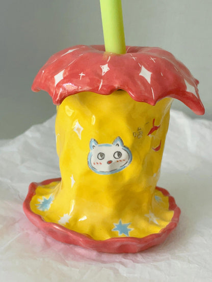 Apple Core Ceramic Cup
