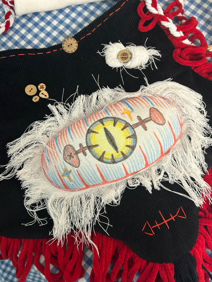 Artistic Acrylic Painted Star Bag