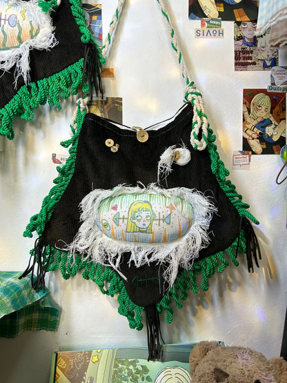 Artistic Acrylic Painted Star Bag