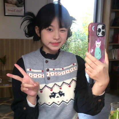 Aurora Kitten Double Layer Phone Case