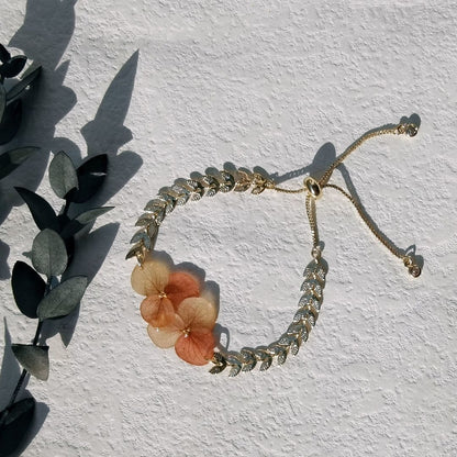 Autumn Hydrangea Resin Jewelry Set