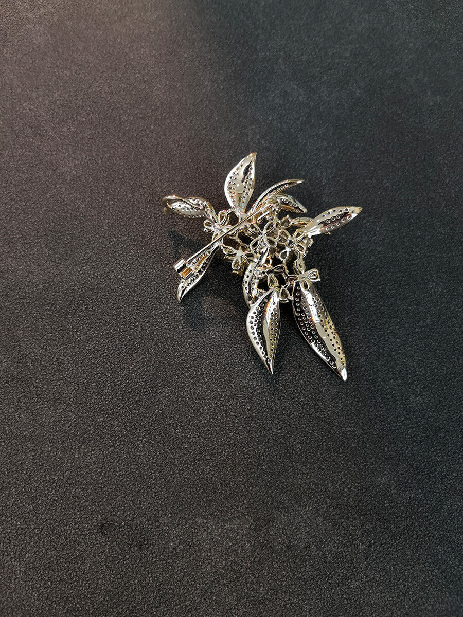 Autumn Osmanthus Brooch