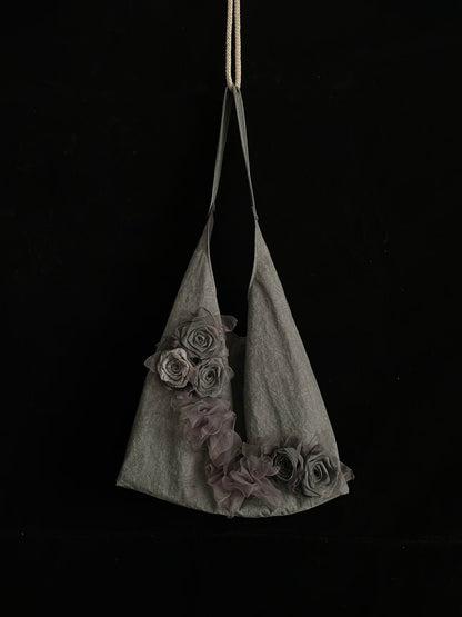 Ashen Rose Hobo Bag
