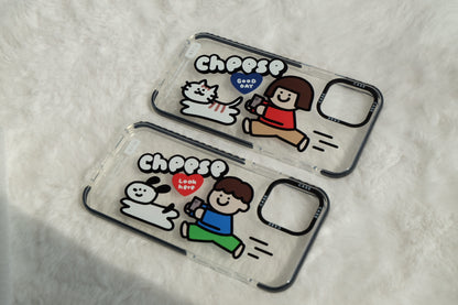 Funny couple phone case