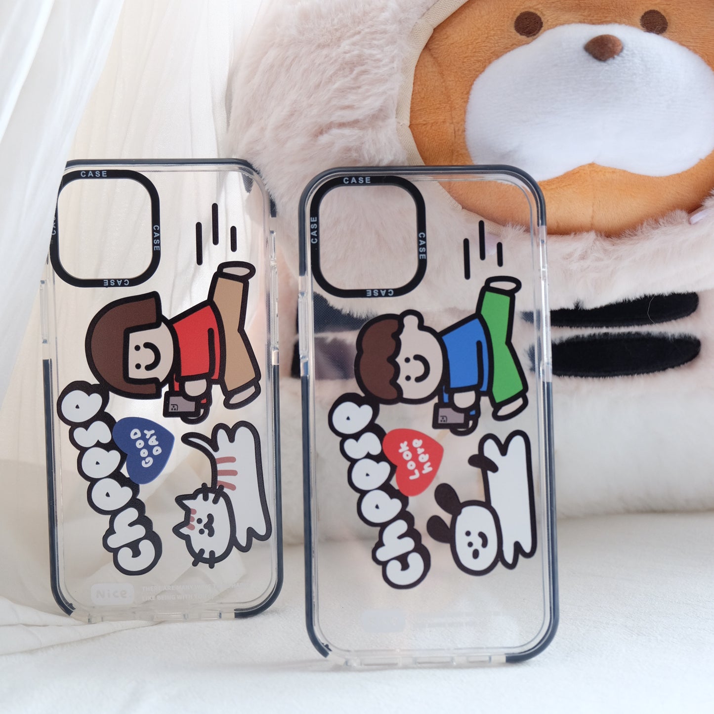 Funny couple phone case