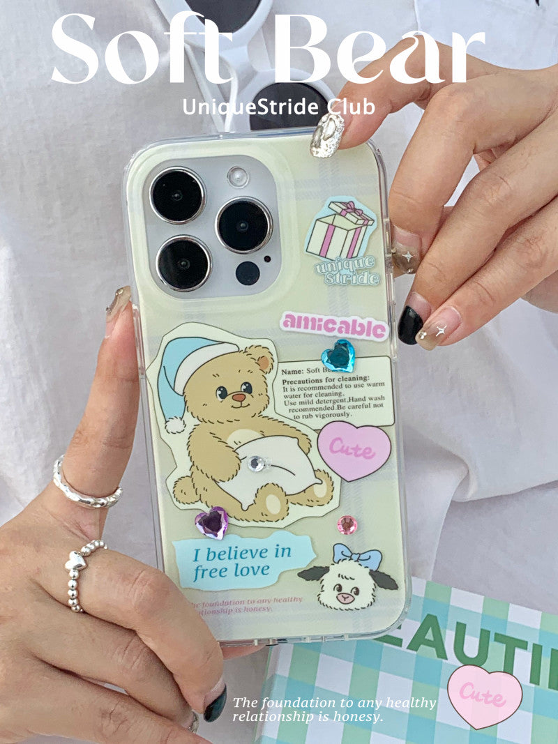 Baby Bear Printed Phone Case