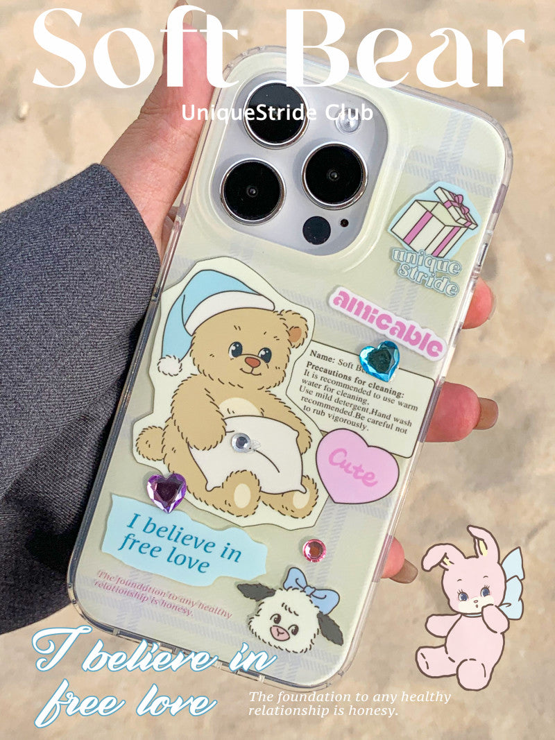 Baby Bear Printed Phone Case