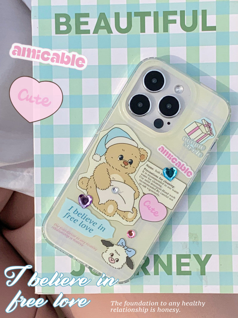 Baby Bear Printed Phone Case