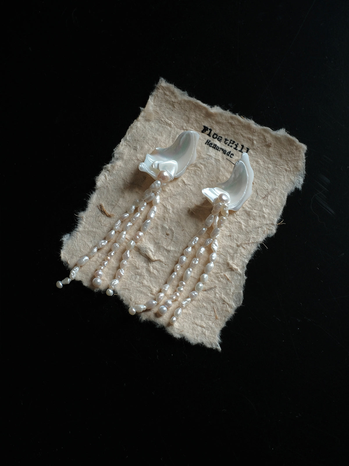 Baroque Freshwater Pearl Trochuspell Earrings