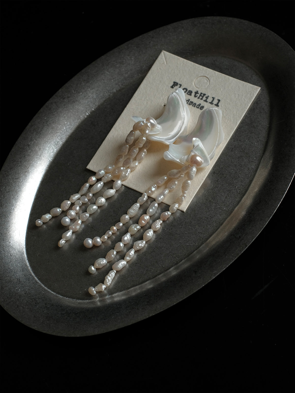 Baroque Freshwater Pearl Trochuspell Earrings