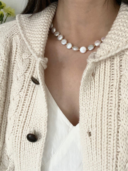Baroque Pearl Beaded Necklace