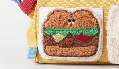 Bear Hamburger Cute Pen Bag