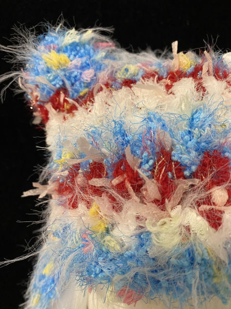 Berry Cream Fantasy Crochet Hat