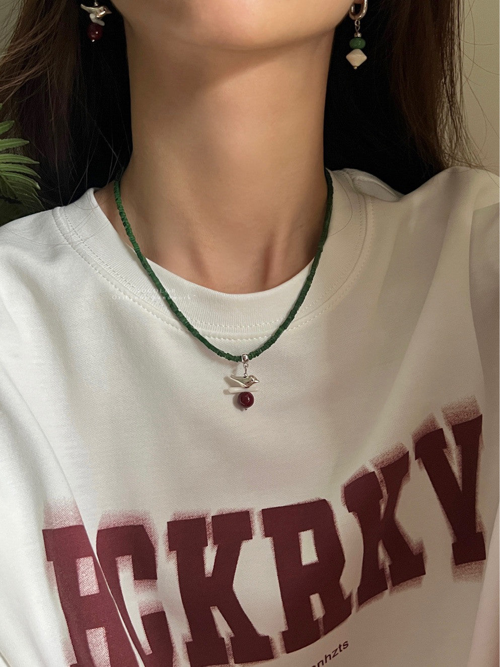 Bird on a Branch Necklace