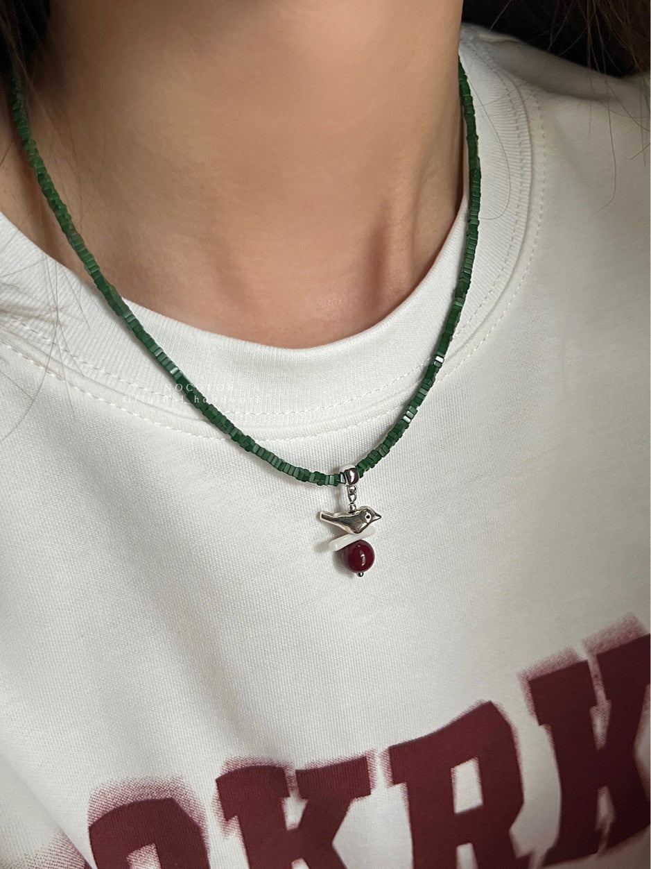 Bird on a Branch Necklace