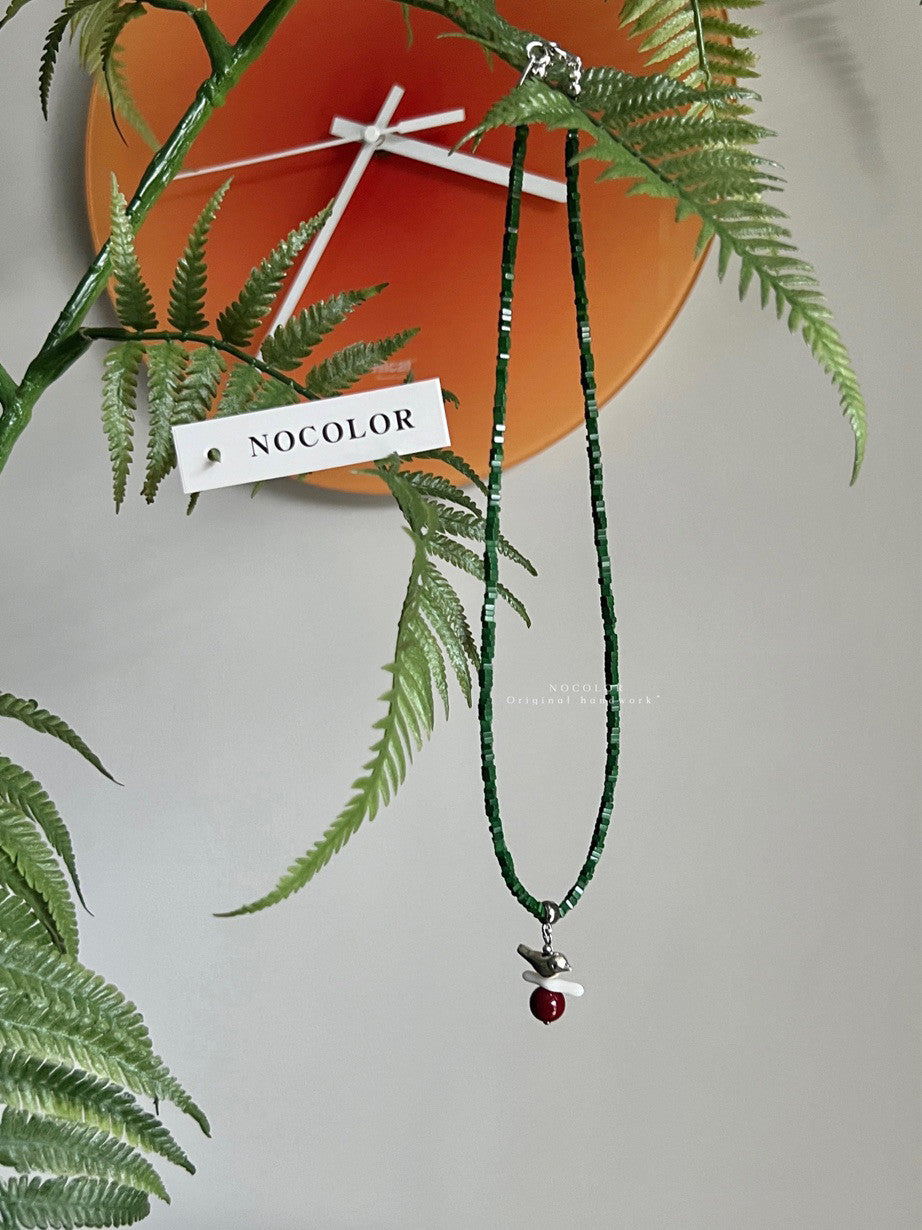 Bird on a Branch Necklace