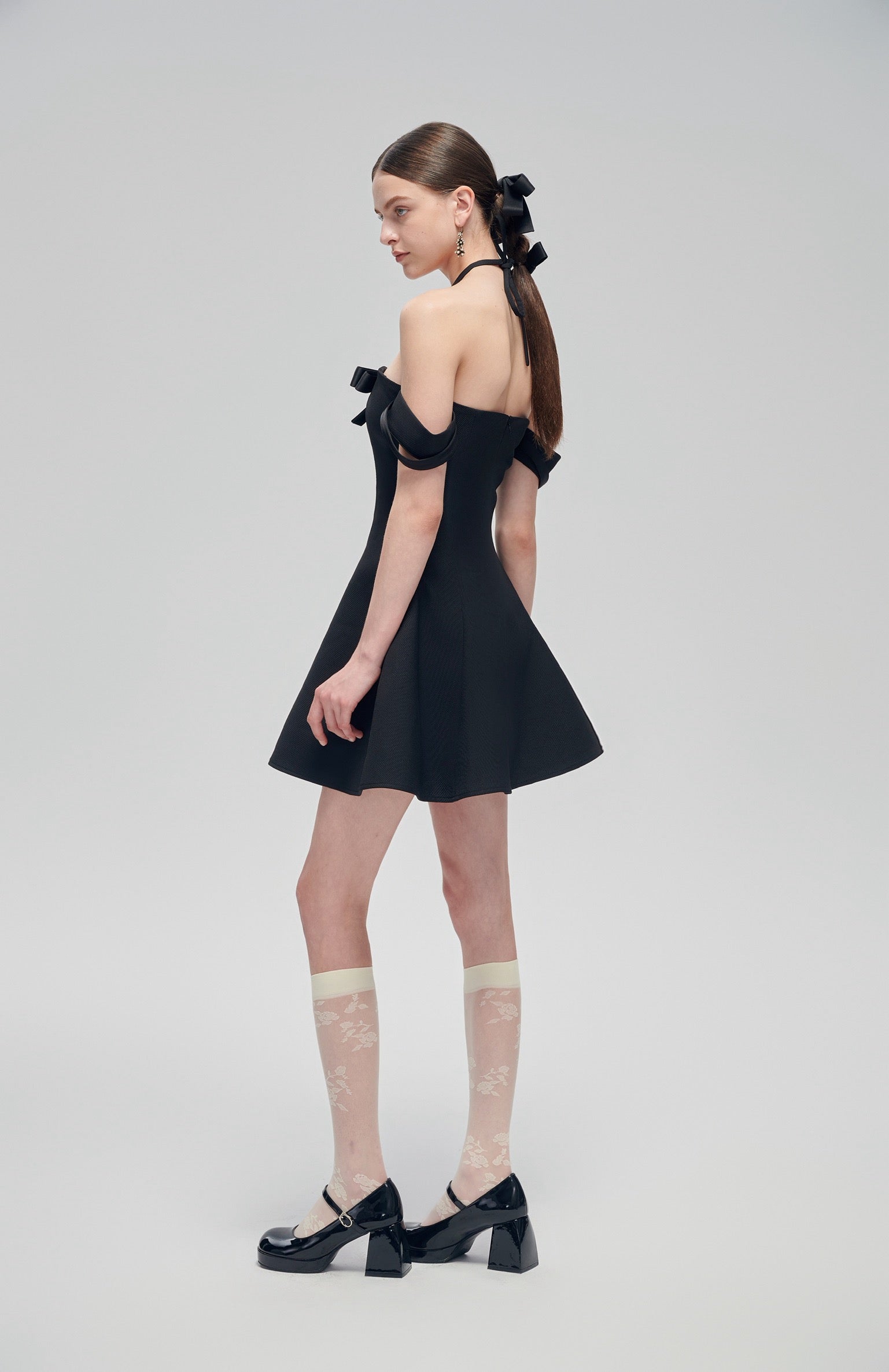 Black Bow Mini Dress | Dress Black Bow Mini Dress | Dress