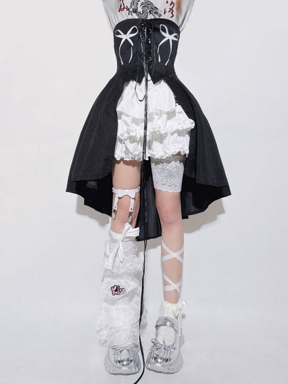 Black Strappy Punk Mini Dress | Dress | Three Fleas