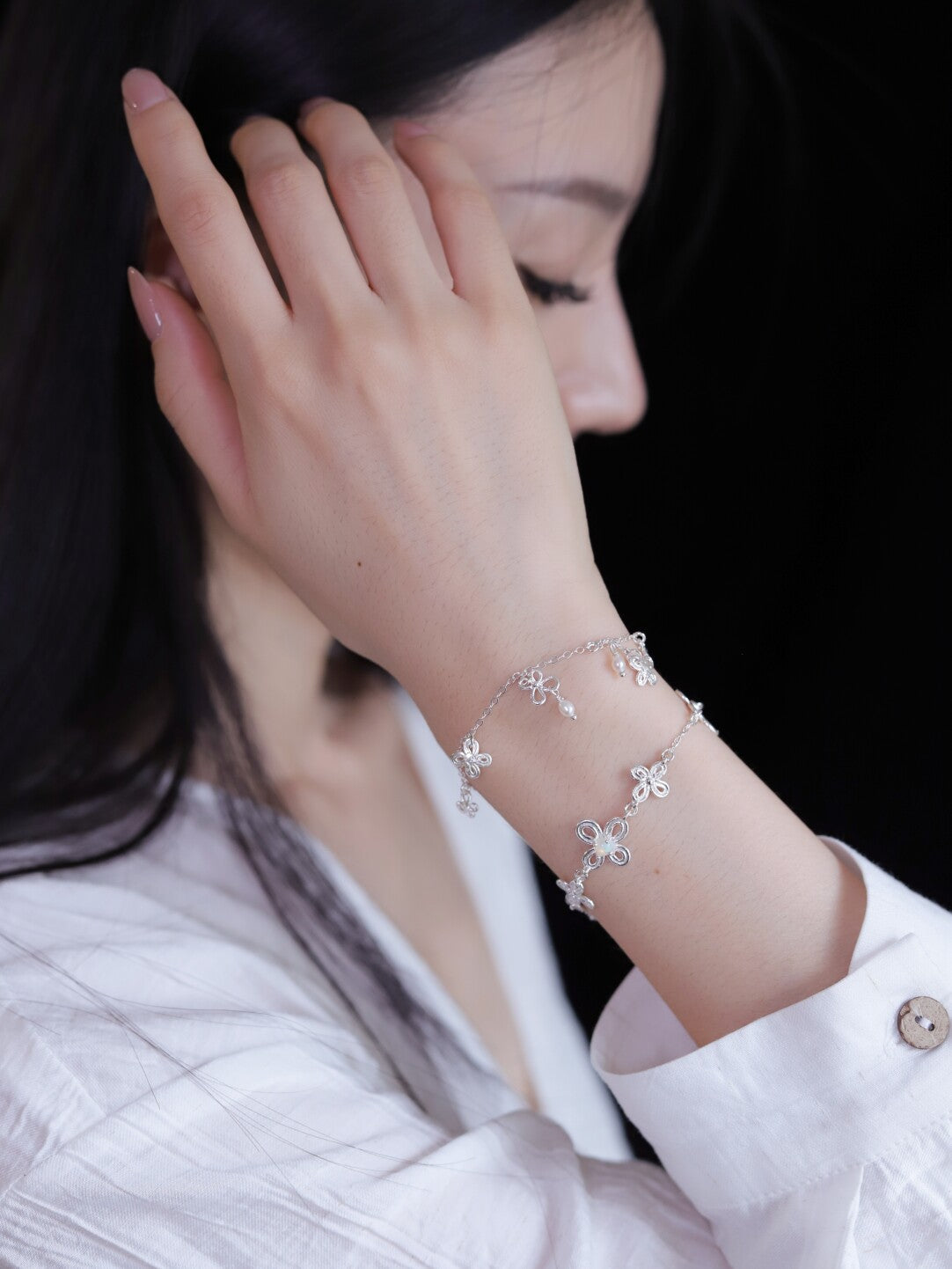 Blessing Butterfly Silver Bracelet