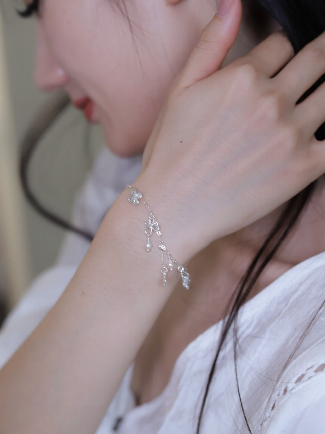 Blessing Butterfly Silver Bracelet