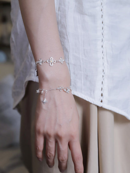 Blessing Butterfly Silver Bracelet