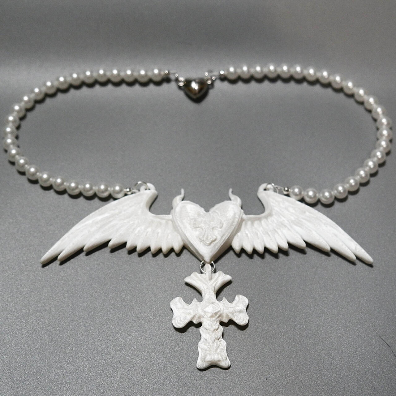 Blessing Heart 3D Printing Necklace